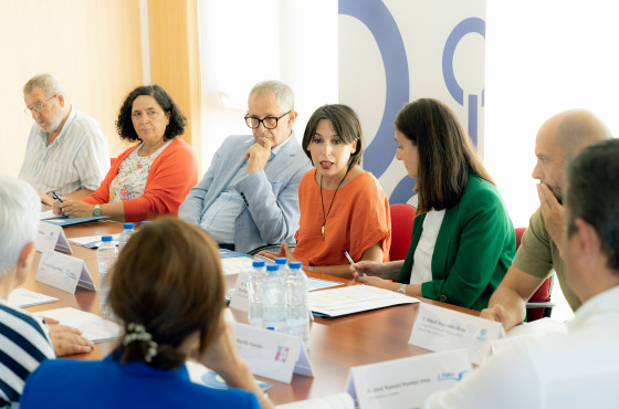 Reunión de trabajo con la conselleira de Economía e Industria.